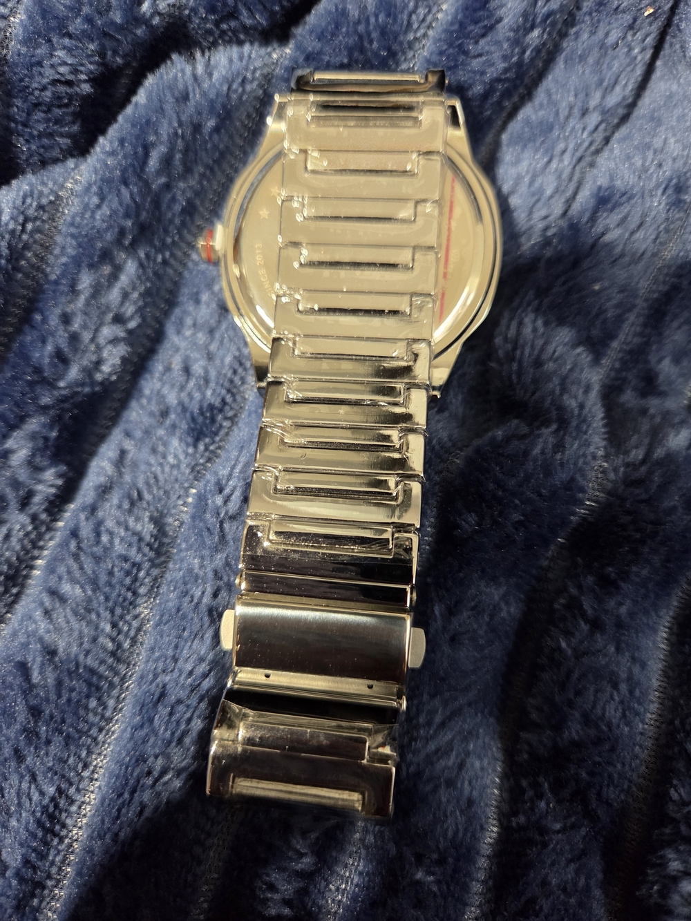 Silver Stainless Steel Wristband Clip-On for Watches